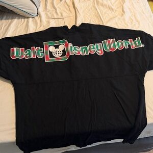 Disney Black Christmas plaid Walt Disney World Spirit jersey